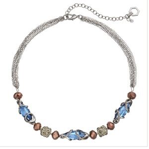 NWT Simply Vera Wang Beaded Multi Strand Necklace